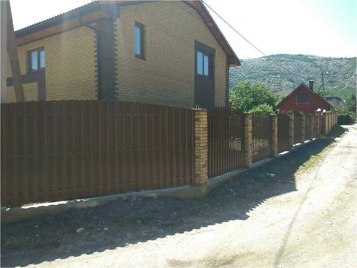 забор из штакетника 110м фото7 в Светлограде