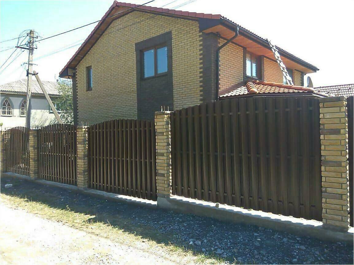 забор из штакетника 110м фото6 в Светлограде