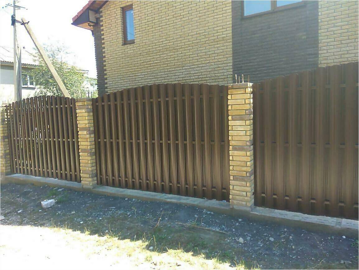 забор из штакетника 110м фото5 в Светлограде