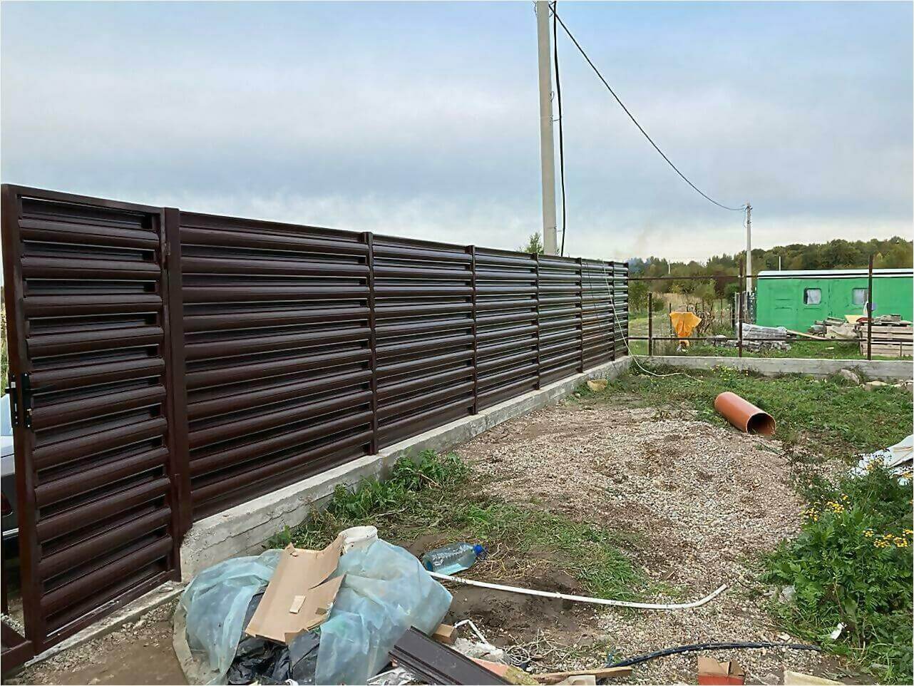 Забор из штакетника 85м фото6 в Светлограде